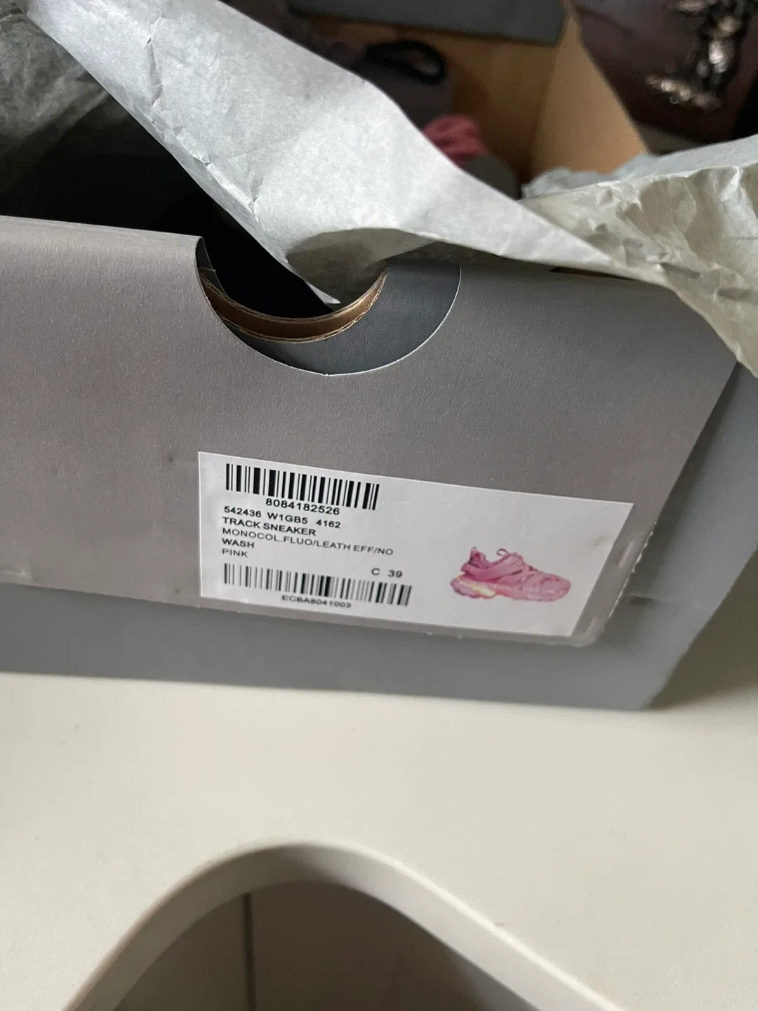 Balenciaga Track Sneakers Pink Size 39