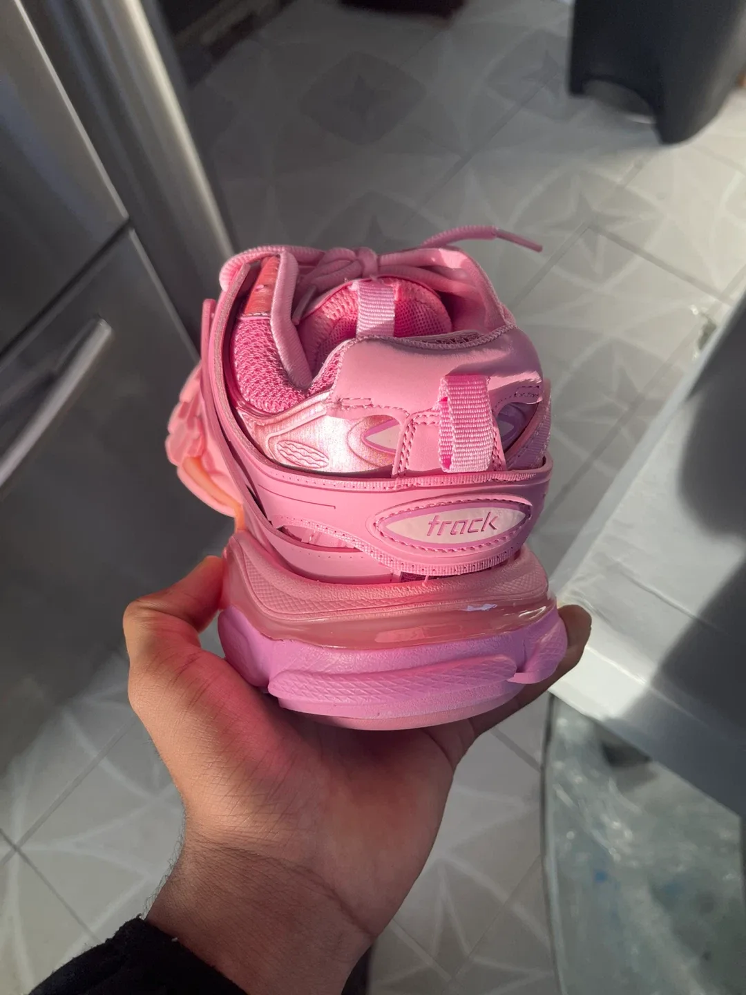 Balenciaga Track Sneakers Pink Size 39 image indicator(4)