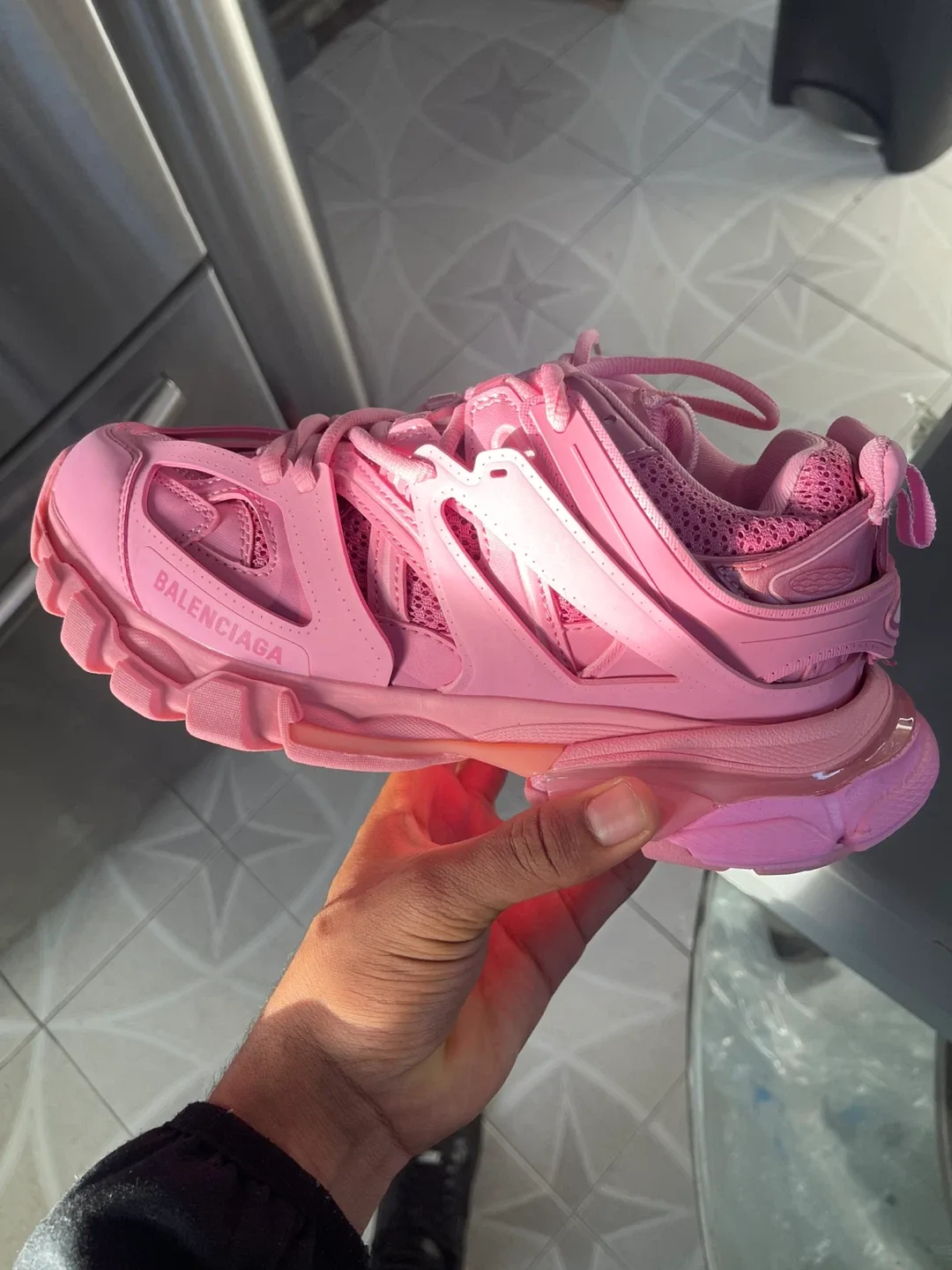 Balenciaga Track Sneakers Pink Size 39 image indicator(5)