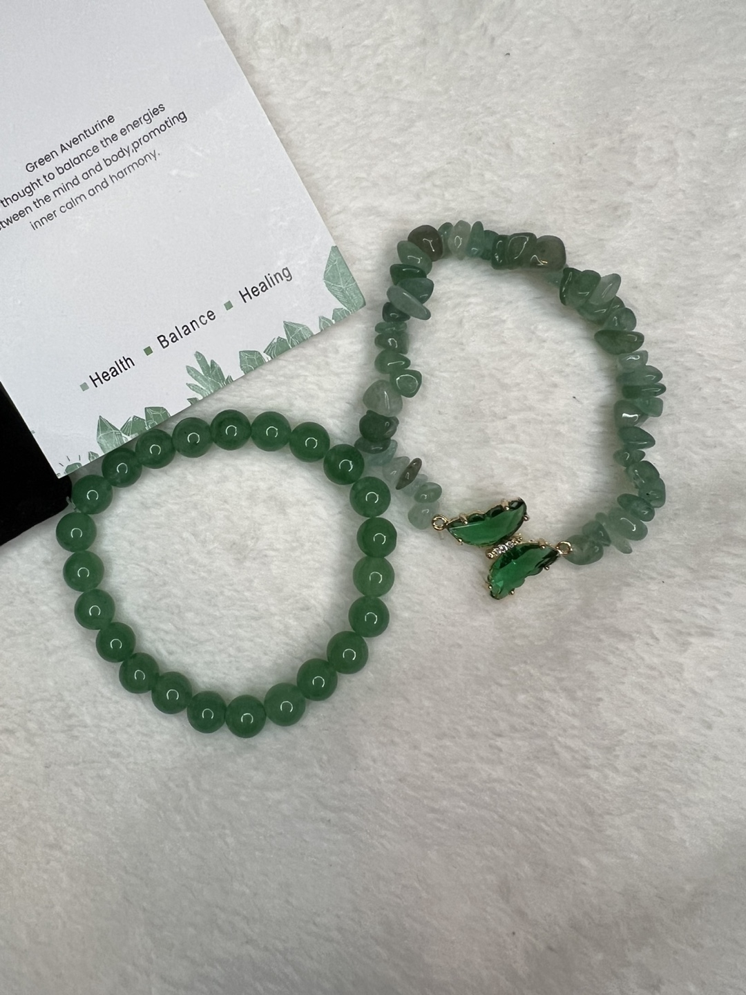 Green Aventurine Bracelet Set