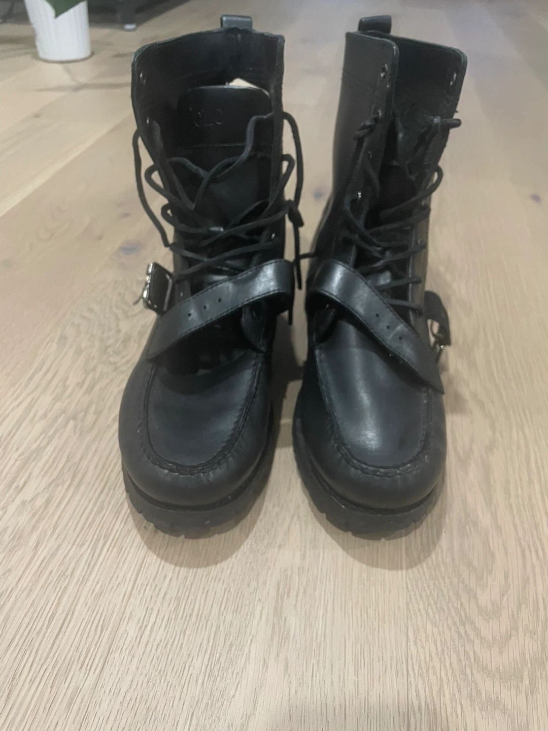 Polo Ralph Lauren Black Leather Boots - photo 2