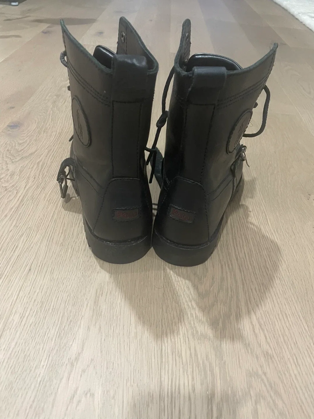 Polo Ralph Lauren Black Leather Boots image indicator(4)