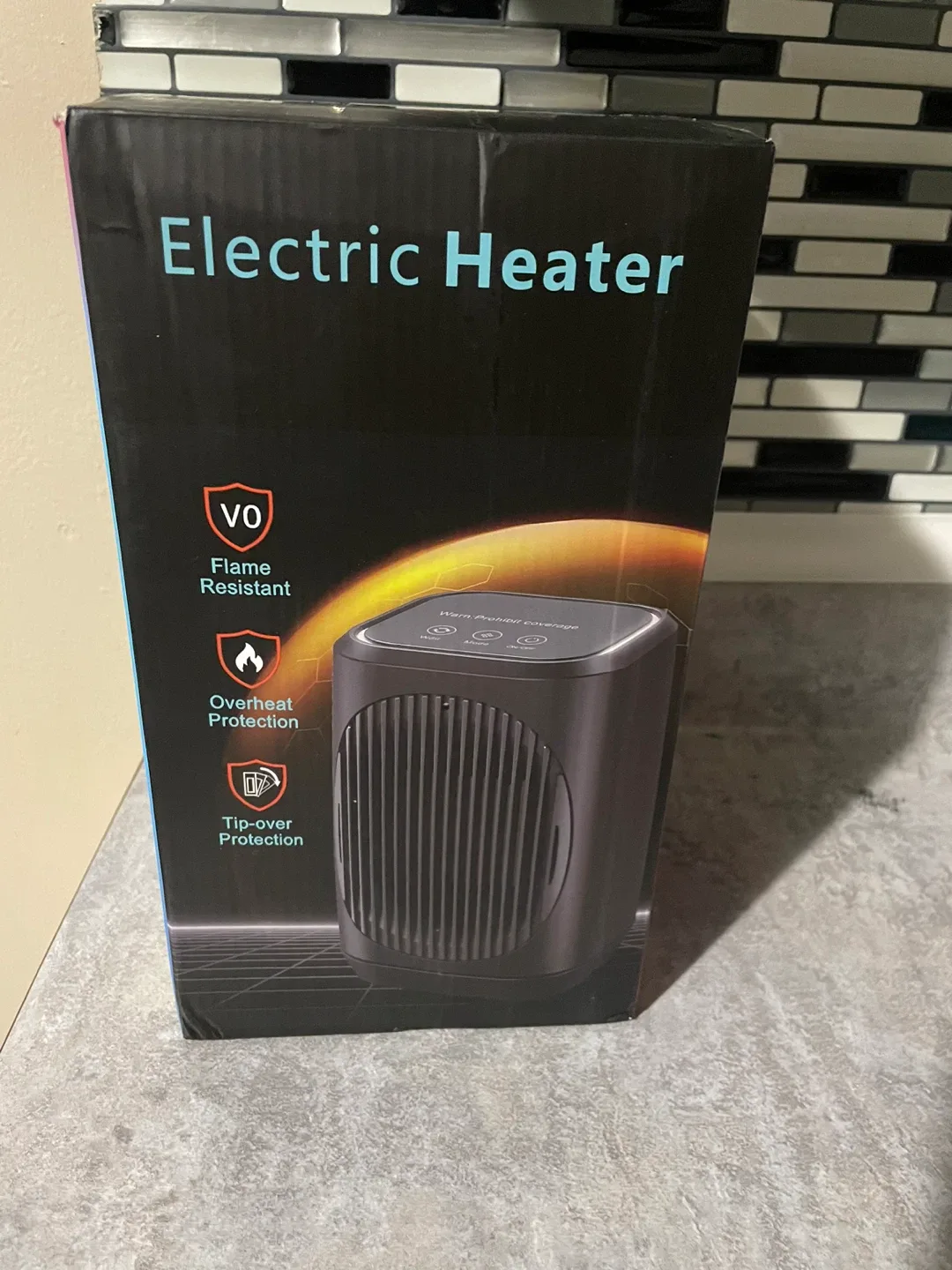 Electric Heater - Flame, Overheat, Tip-over 🥕 Protection image indicator(3)