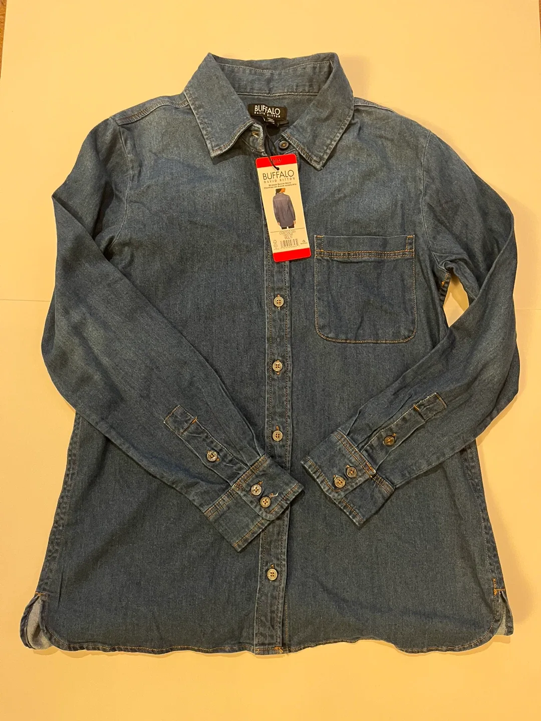 New Buffalo David Bitton Denim Shirt - Size M