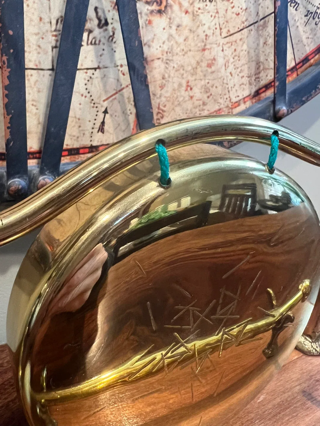 Vintage Brass Gong image indicator(5)