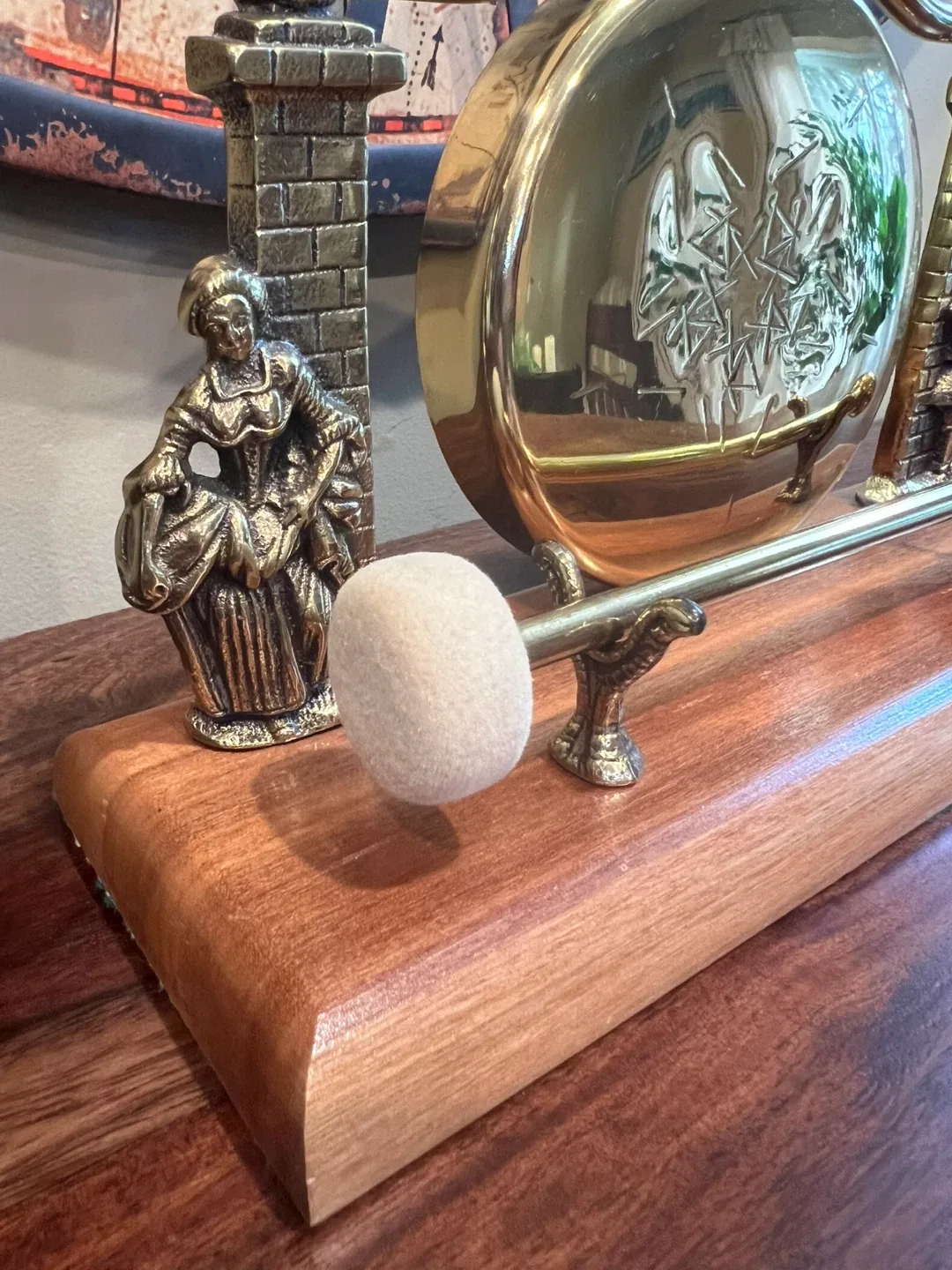 Vintage Brass Gong image indicator(3)