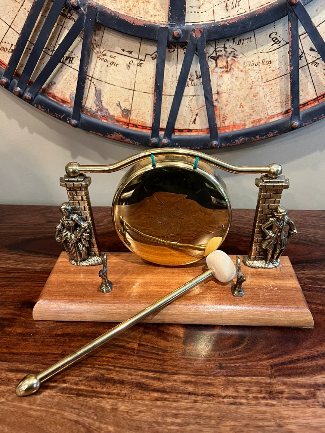 Vintage Brass Gong image indicator(7)