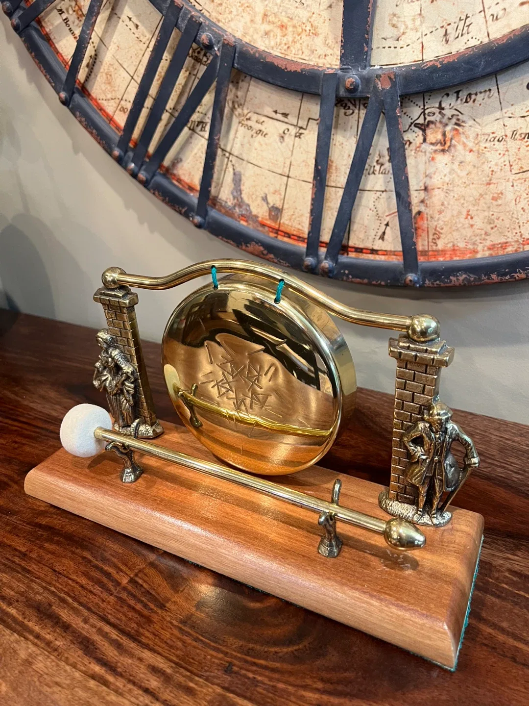 Vintage Brass Gong image indicator(8)