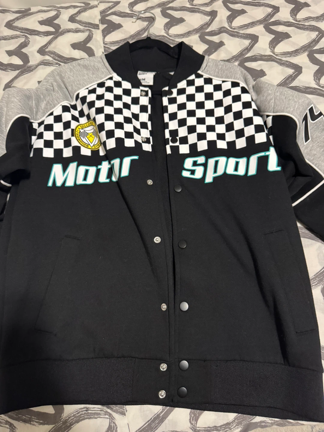 Streetwear Society Checkerboard Jacket - Size M
