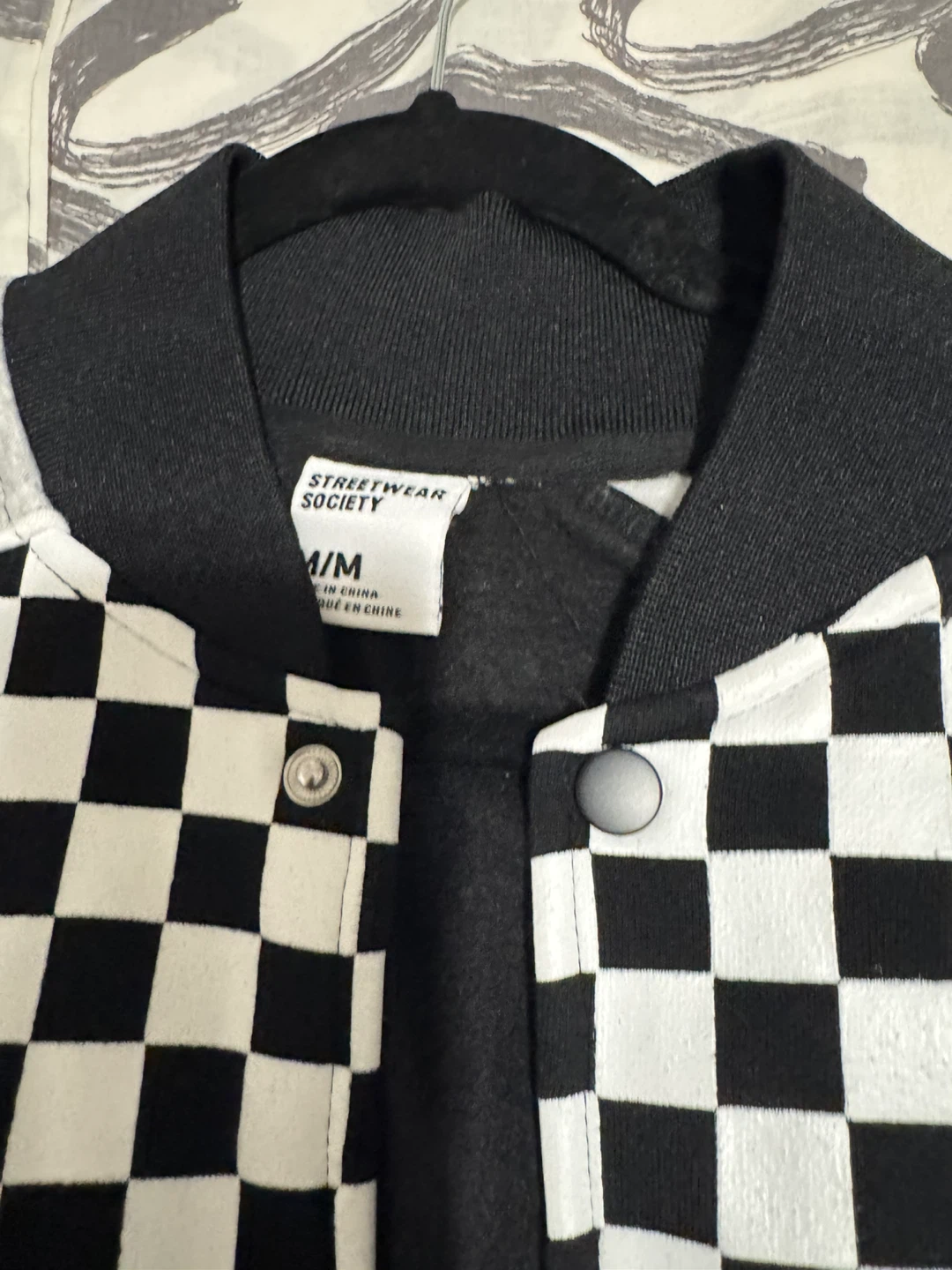 Streetwear Society Checkerboard Jacket - Size M - photo 2