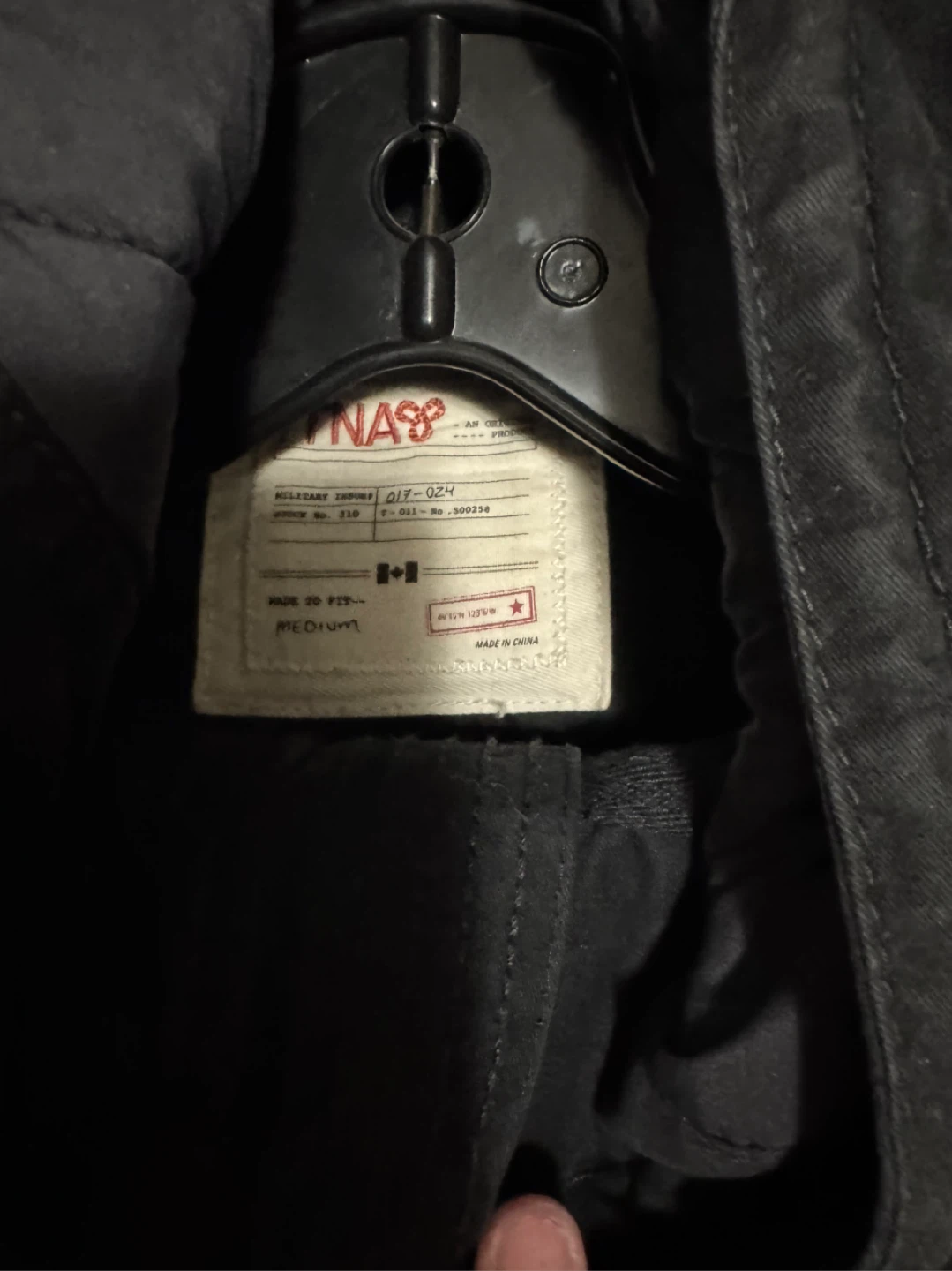 TNA Black Military Style Jacket - Size Medium - photo 2