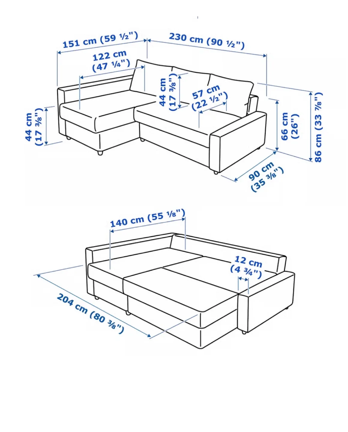 Grey Sleeper Sectional Sofa with Storage image indicator(4)