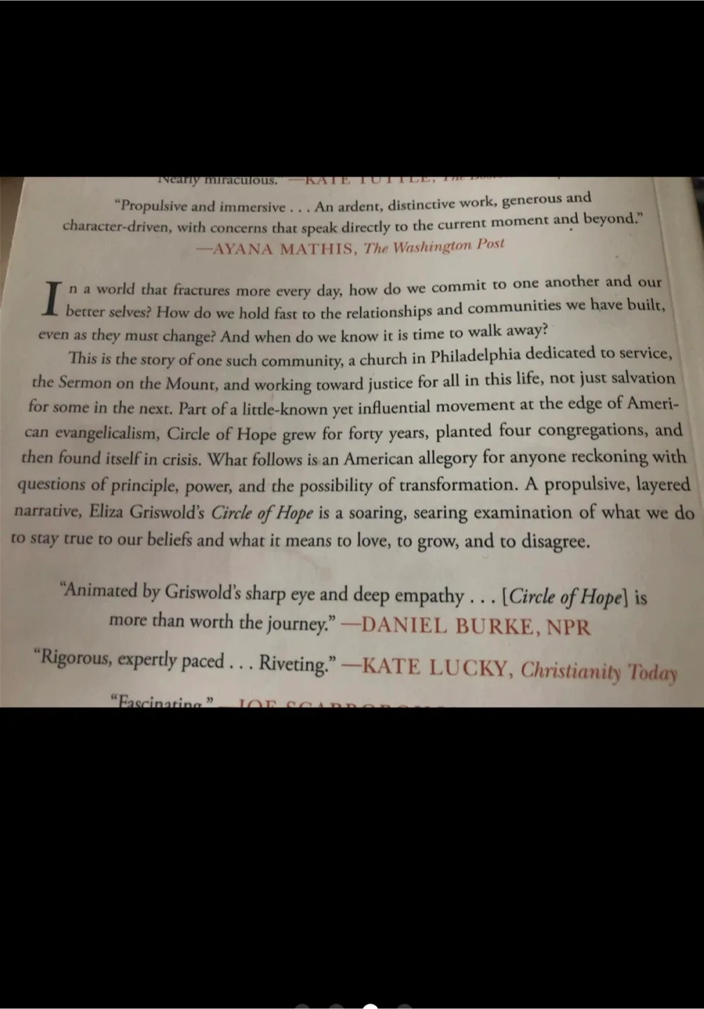 🥕 Circle of Hope by Eliza Griswold FREE🥕🥕🥕 image indicator(2)