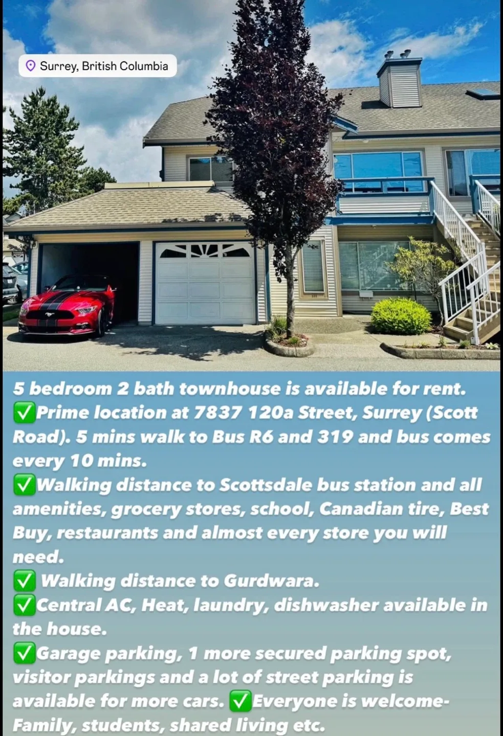 House for rent Surrey Scott road image indicator(2)