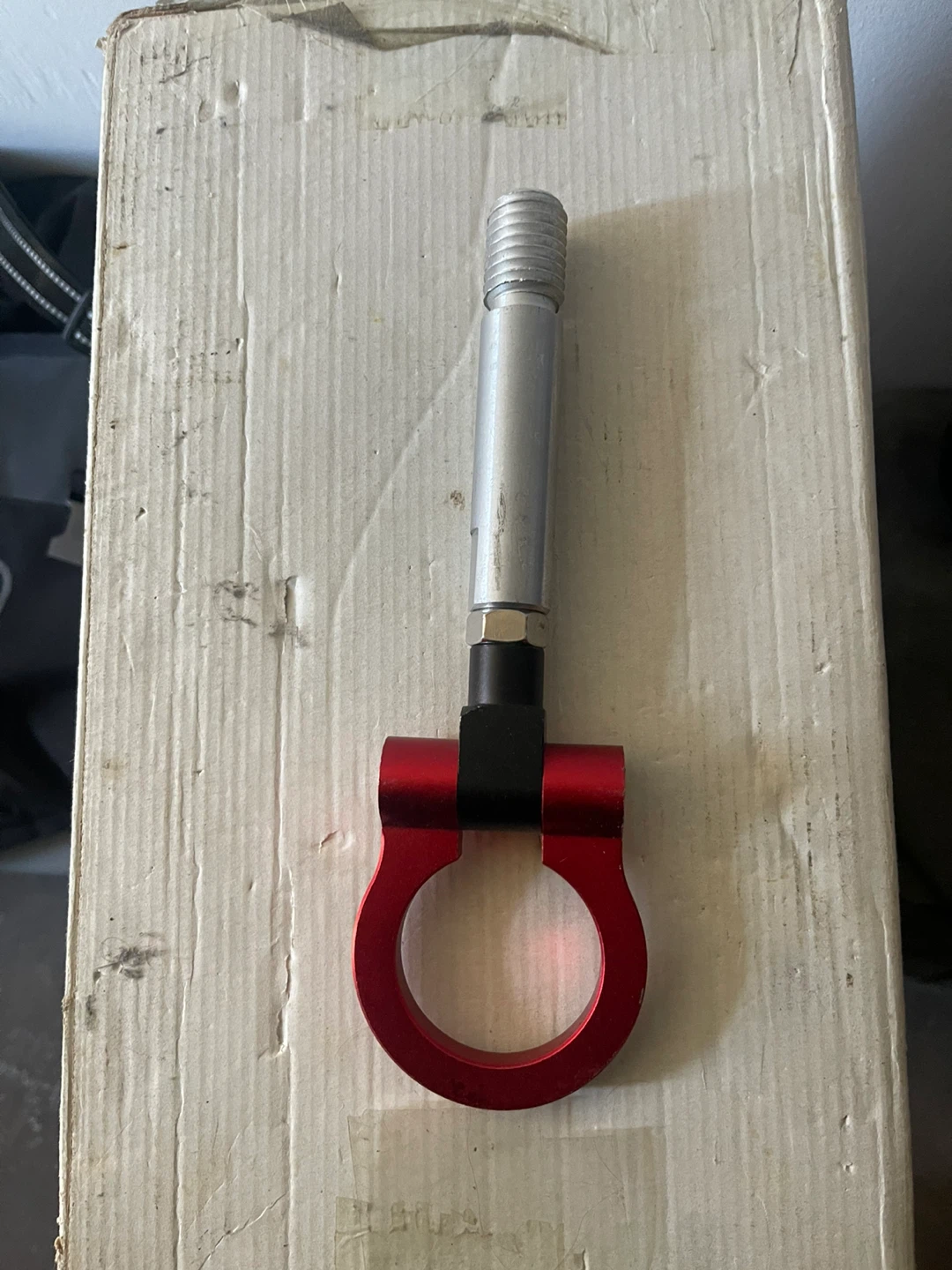 Red Aluminum Tow Hook - photo 2