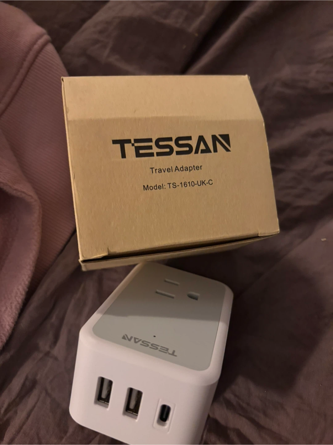 ❤️TESSAN Travel Adapter TS-1610-UK-C