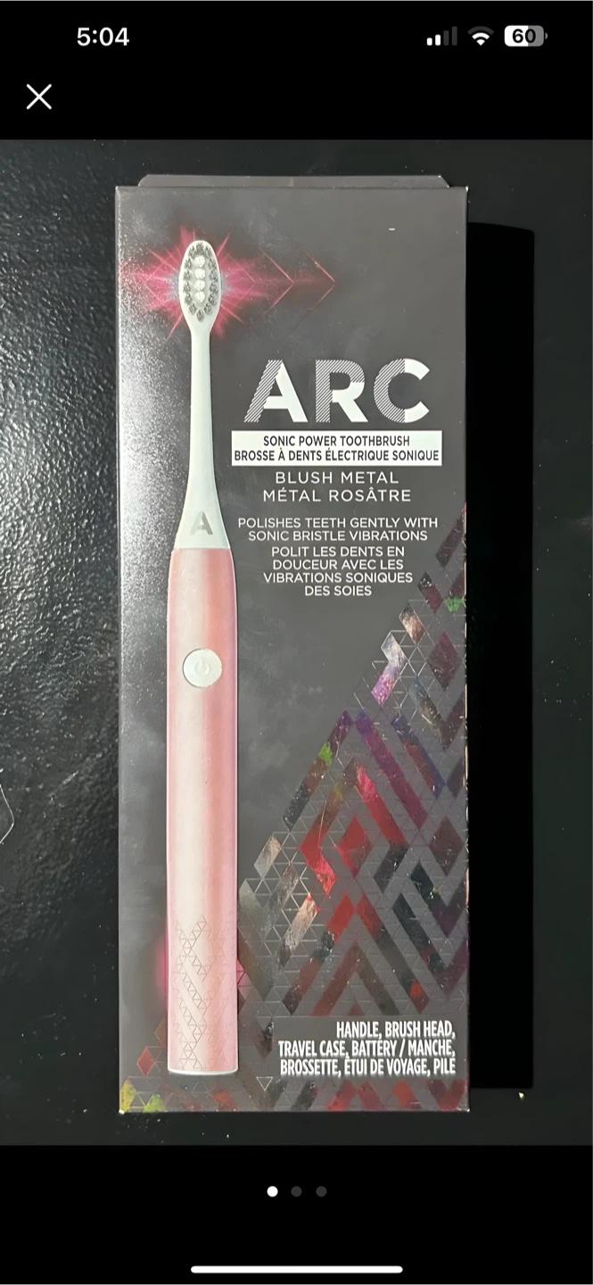 New ARC Sonic Power Toothbrush (Brushed Metal)
