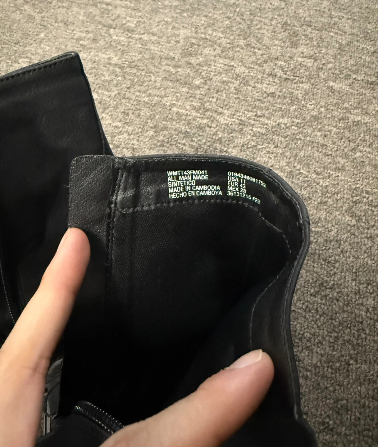 Time and Tru Black Buckle Motto Boots - Size 11 - photo 5