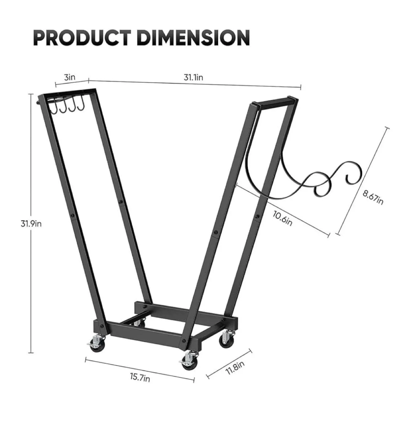 Firewood wrack on wheels image indicator(6)