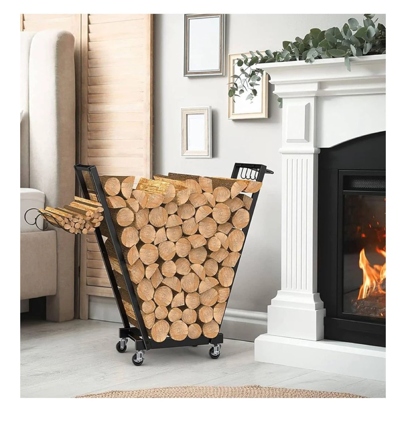 Firewood wrack on wheels - photo 3