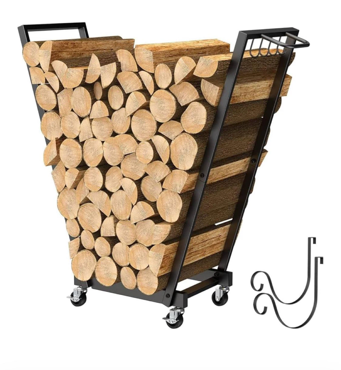 Firewood wrack on wheels - photo 2