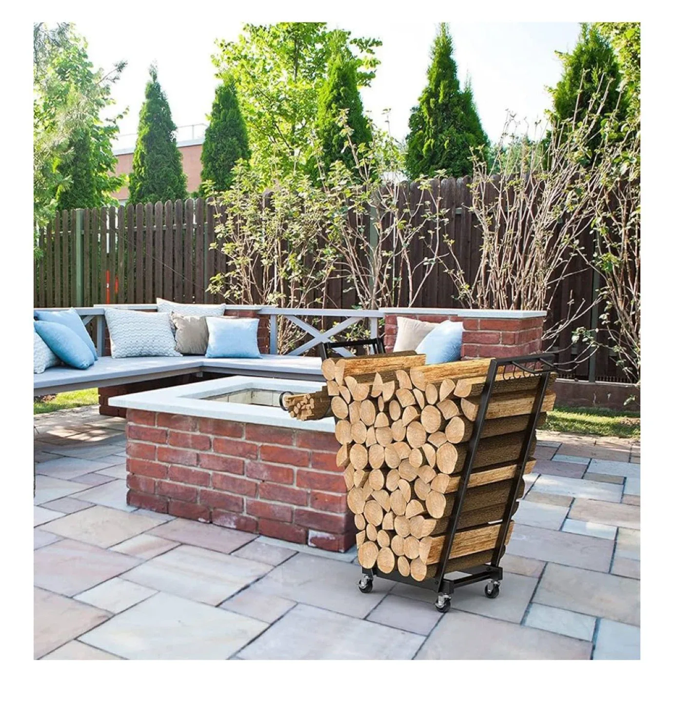 Firewood wrack on wheels image indicator(4)