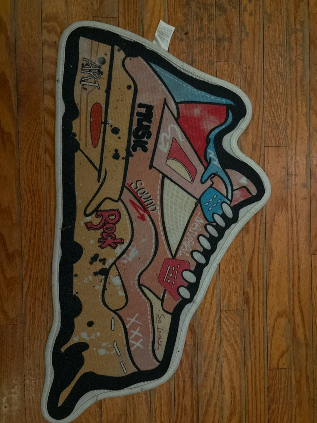 Abstract Graphic Jordan 4 Rug