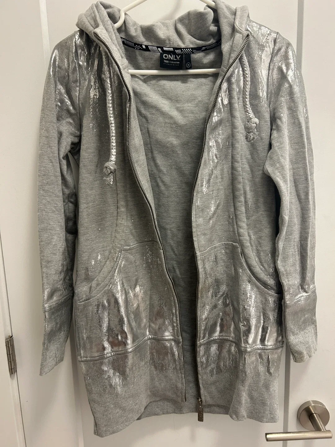 🤍ONLY Long Warm Long Hoodie -  M🤍 image indicator(3)