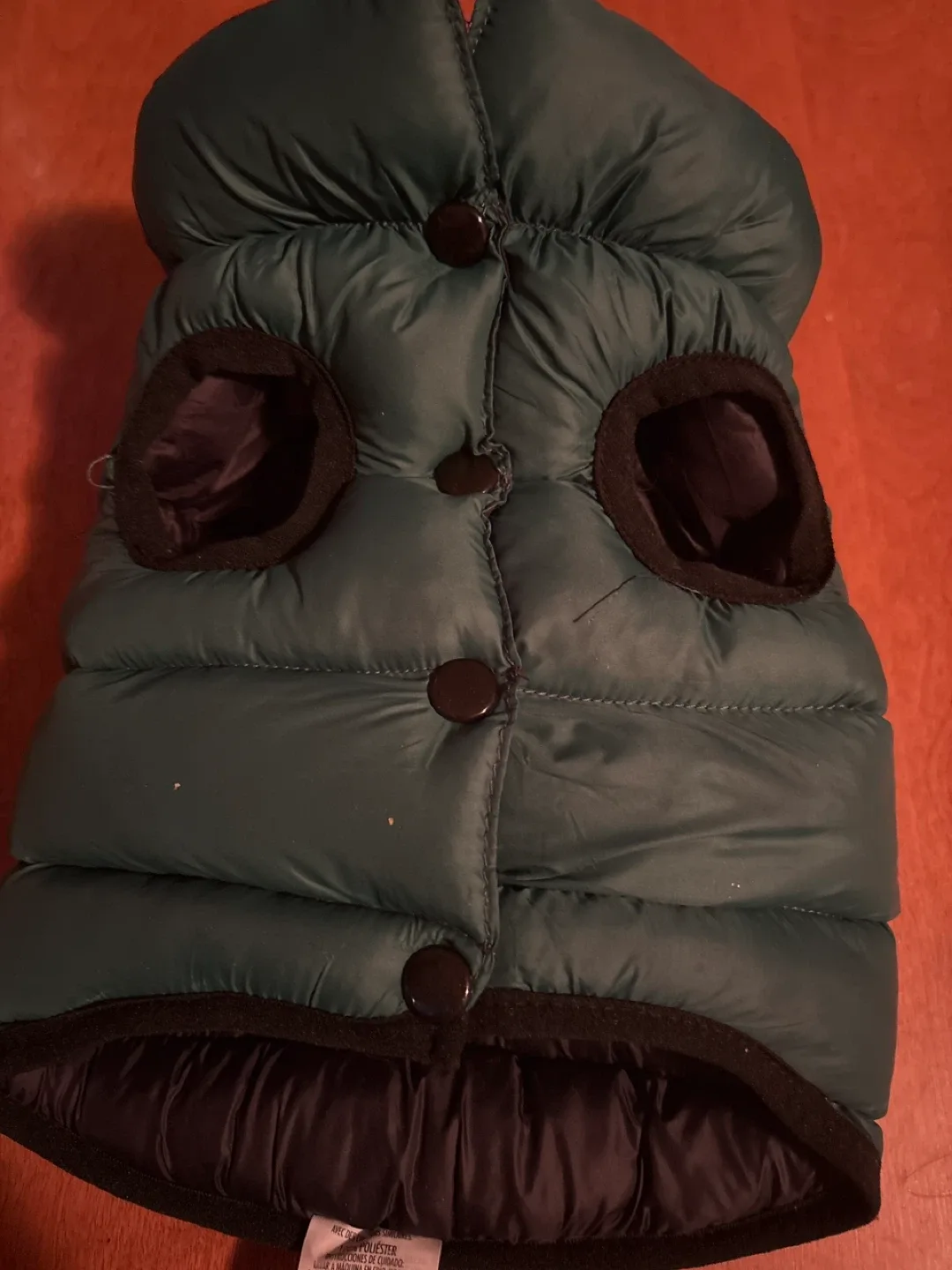 Dog Puffer Vest - Green image indicator(2)