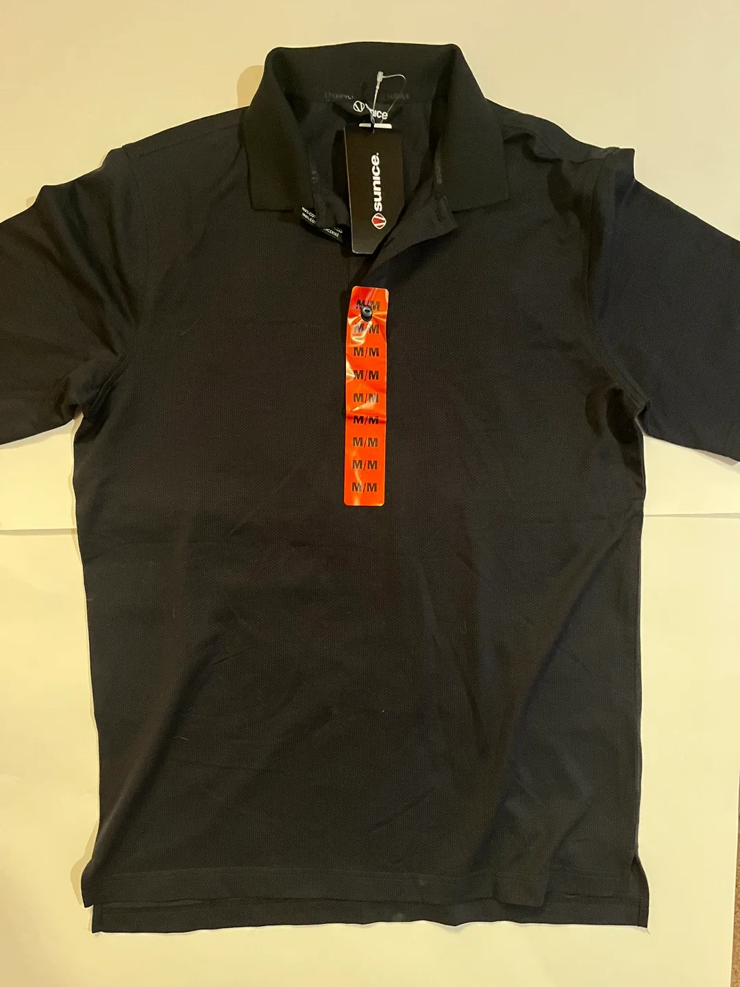 Sunice Black Polo Shirt - Size M/M