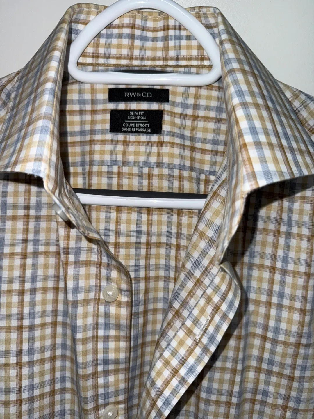 RW&CO. Slim Fit Non-Iron Shirt, Size 15-15 1/2 image indicator(2)