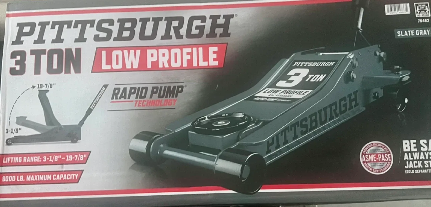 Pittsburgh 3 Ton Low Profile Floor Jack image indicator(2)