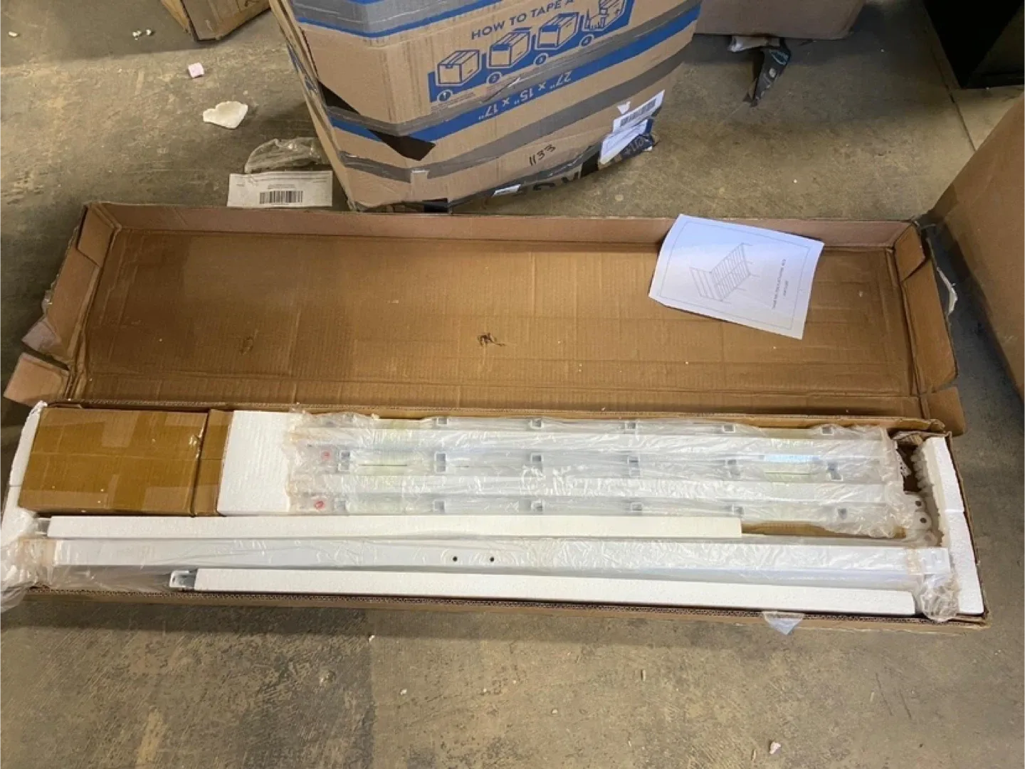 Queen Size Bed Frame, Metal Platform with Headboard image indicator(8)