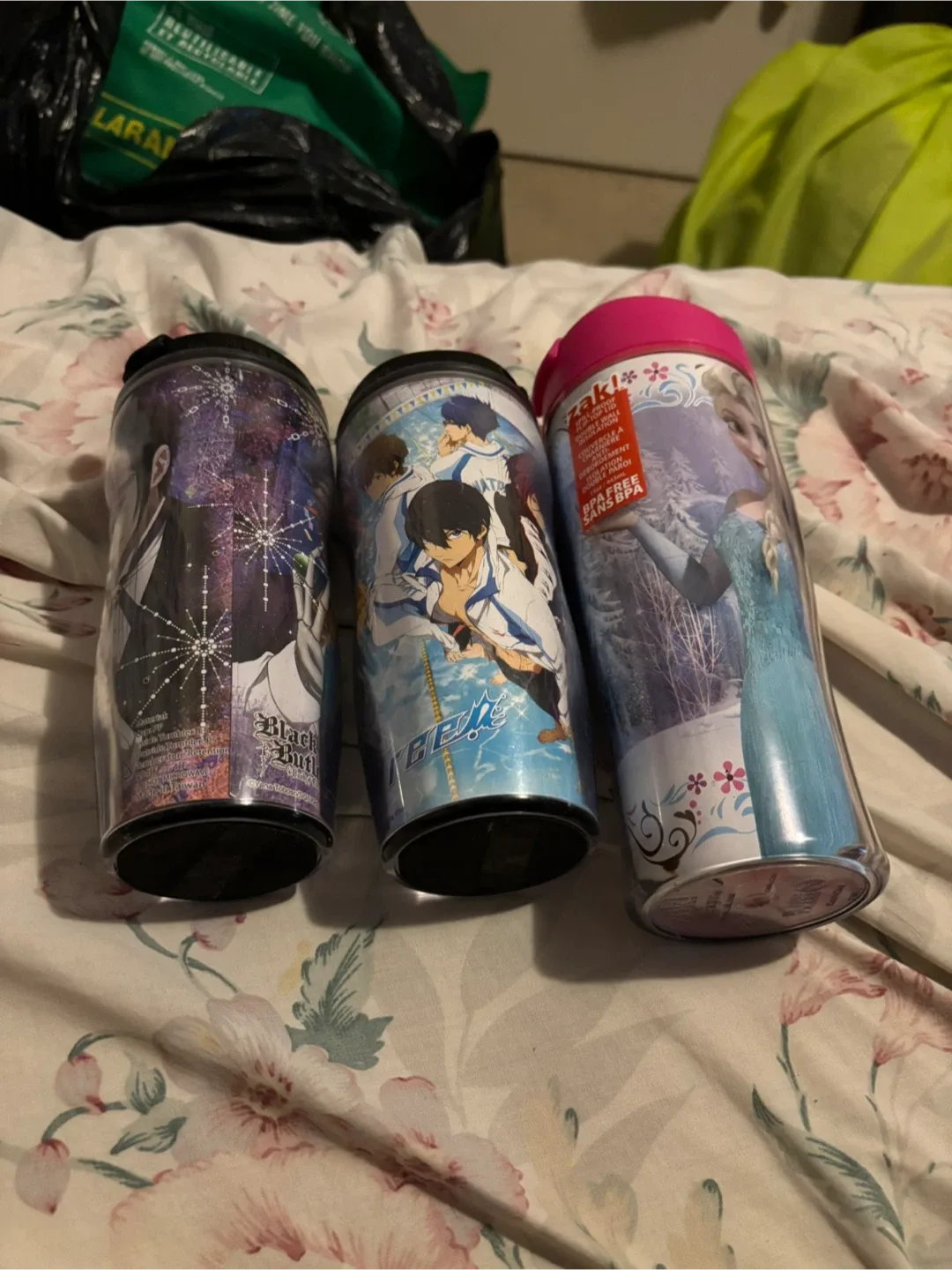 Anime Tumblers: Black Butler, Free!, Frozen