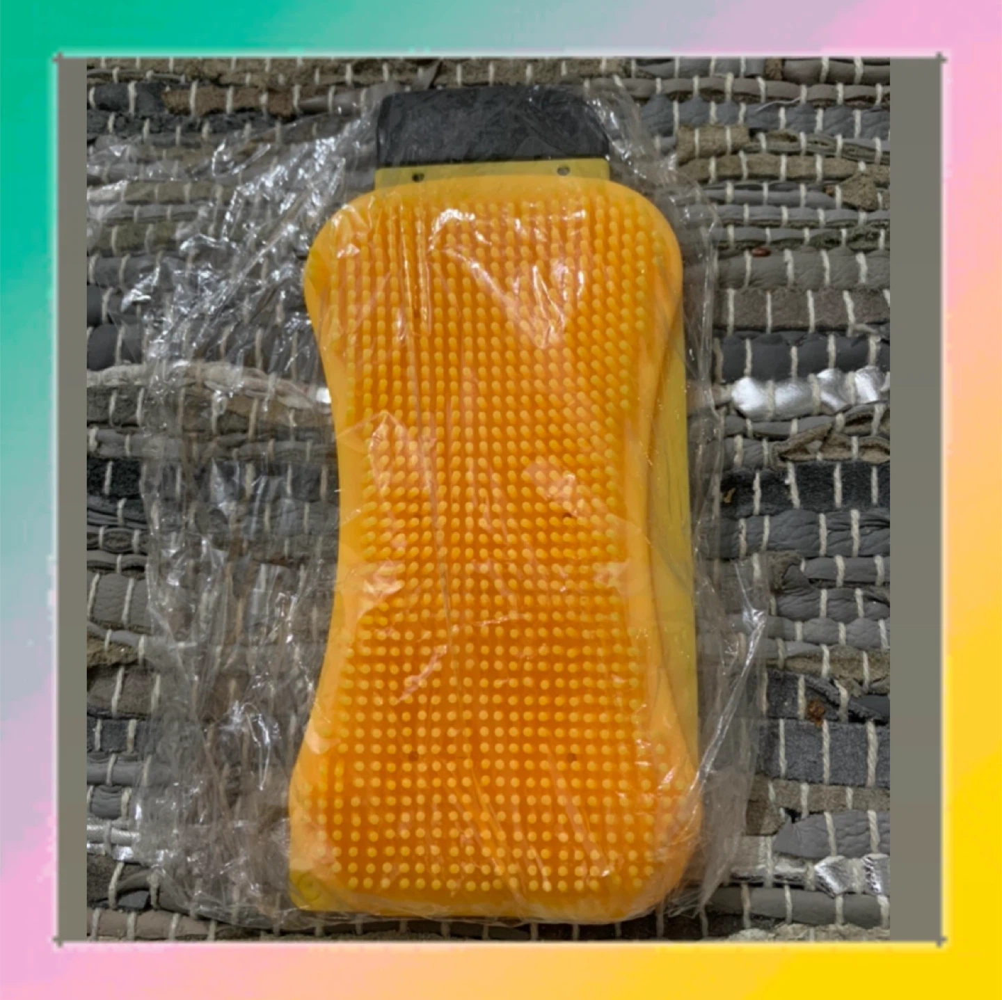 Silicone dish sponge