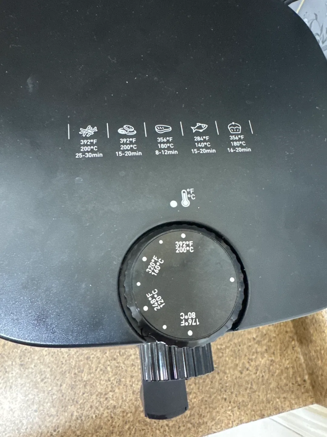 T-fal Air Fryer image indicator(5)