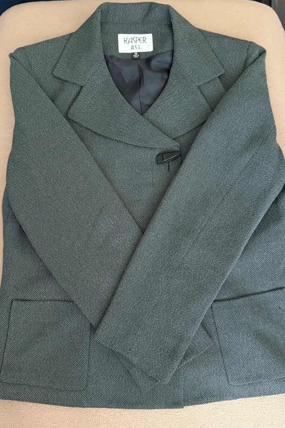 Kasper A.S.L. Blazer & Skirt Set - Size 10 - photo 2