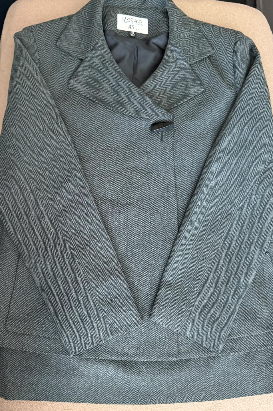 Kasper A.S.L. Blazer & Skirt Set - Size 10