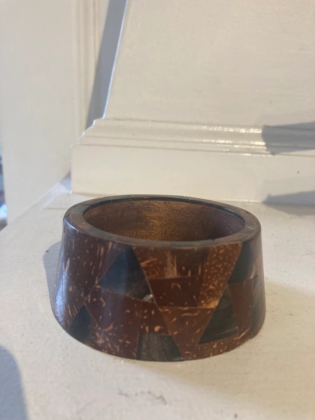 Unique Crafted Wooden Bracelet - Brown