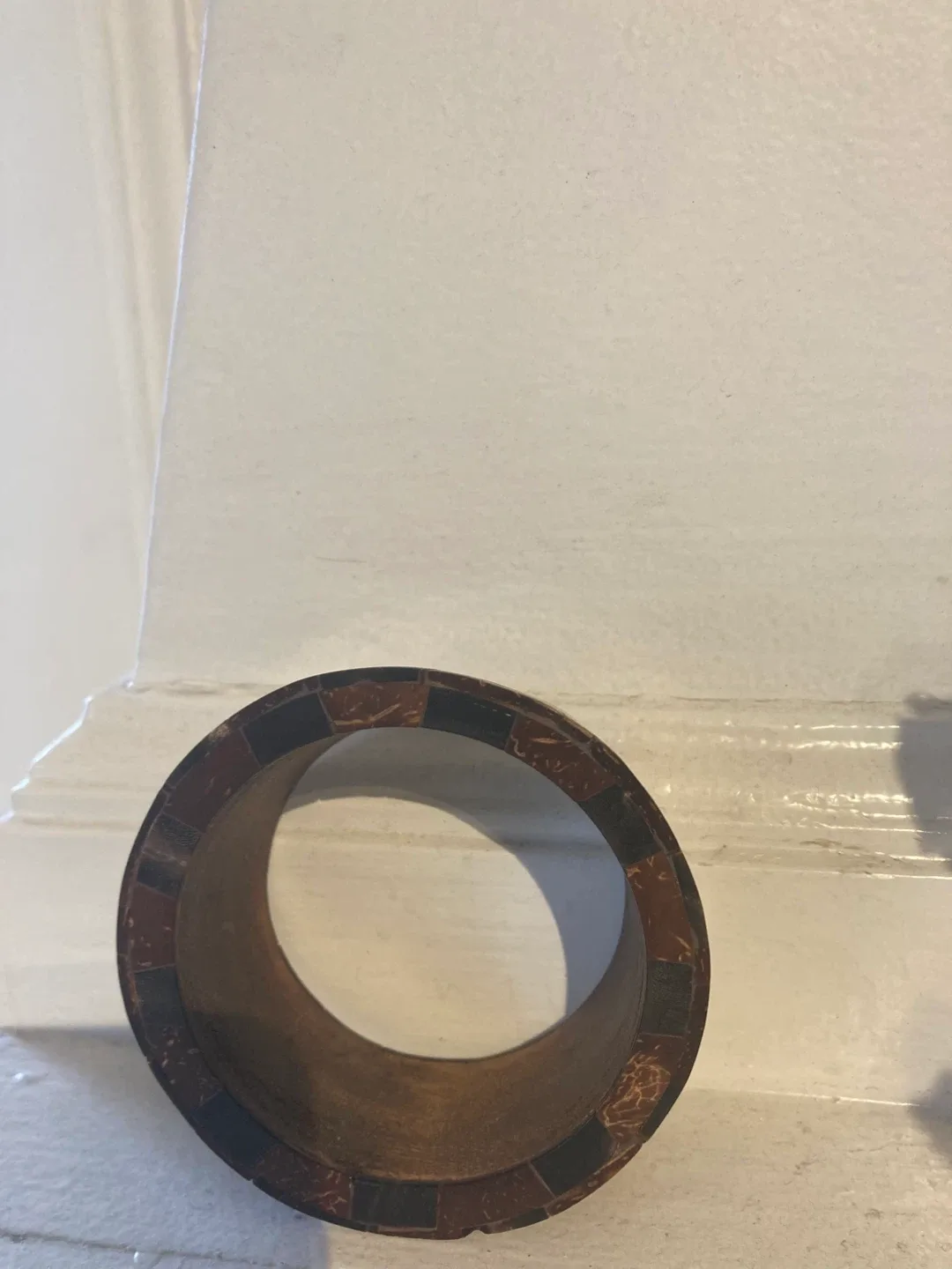 Unique Crafted Wooden Bracelet - Brown image indicator(4)