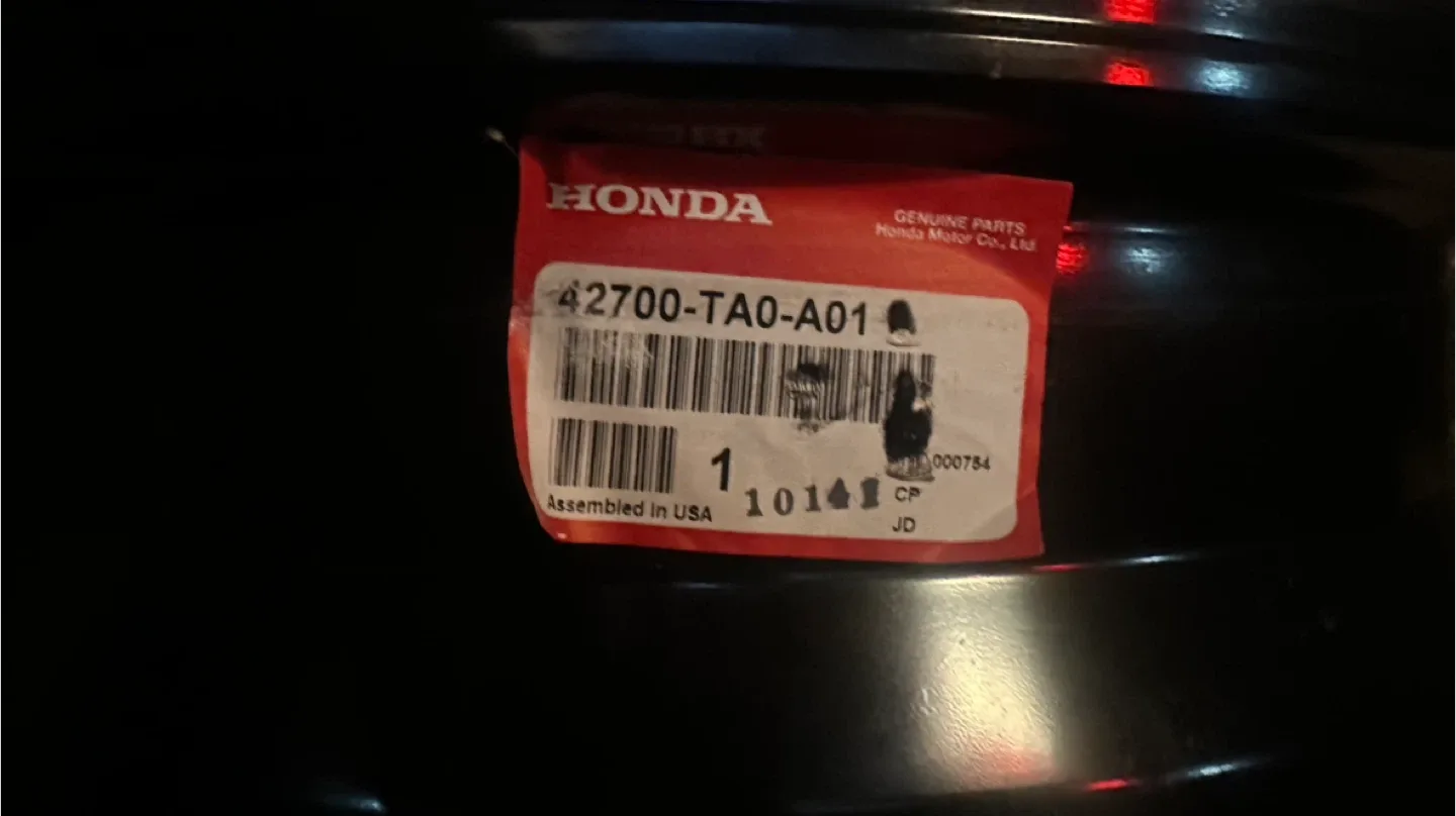 Honda 42700-TA0-A01 Steel Wheel Rim image indicator(4)