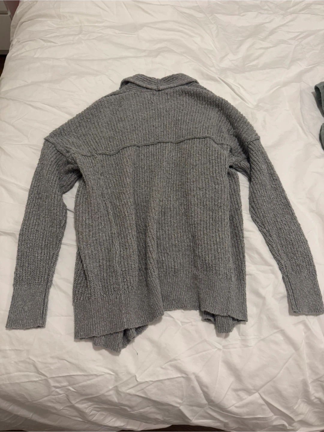 Abercrombie & Fitch Grey Knit Cardigan - M - photo 2