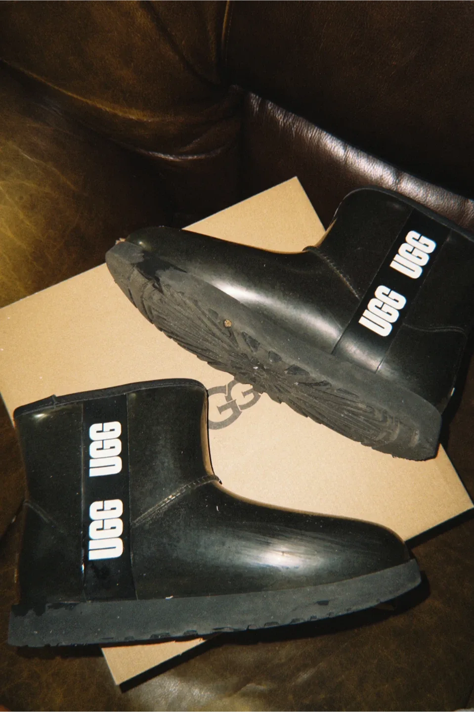 UGG W Classic Clear Mini Black - Size 10