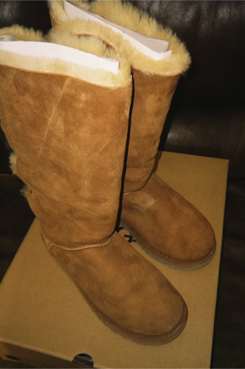 UGG Boots with Bows - Size 10