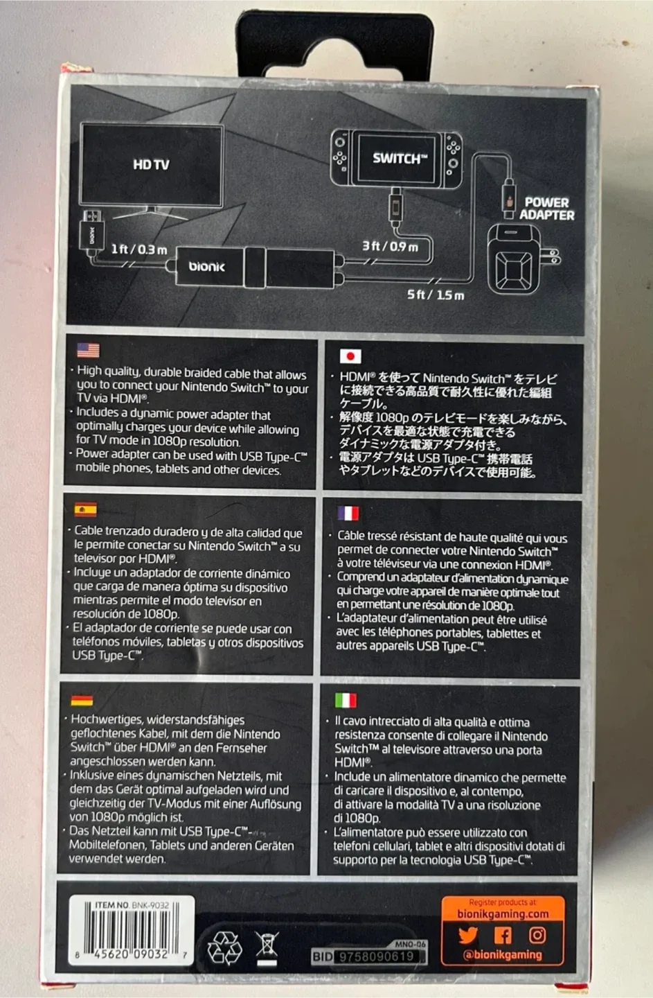 Portable HDMI Connect and Charge Kit for Nintendo Switch image indicator(3)