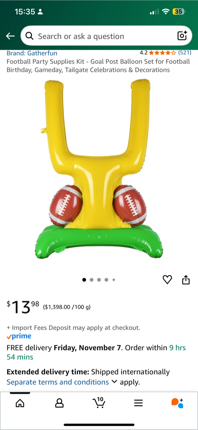 Football Party Decorations Set