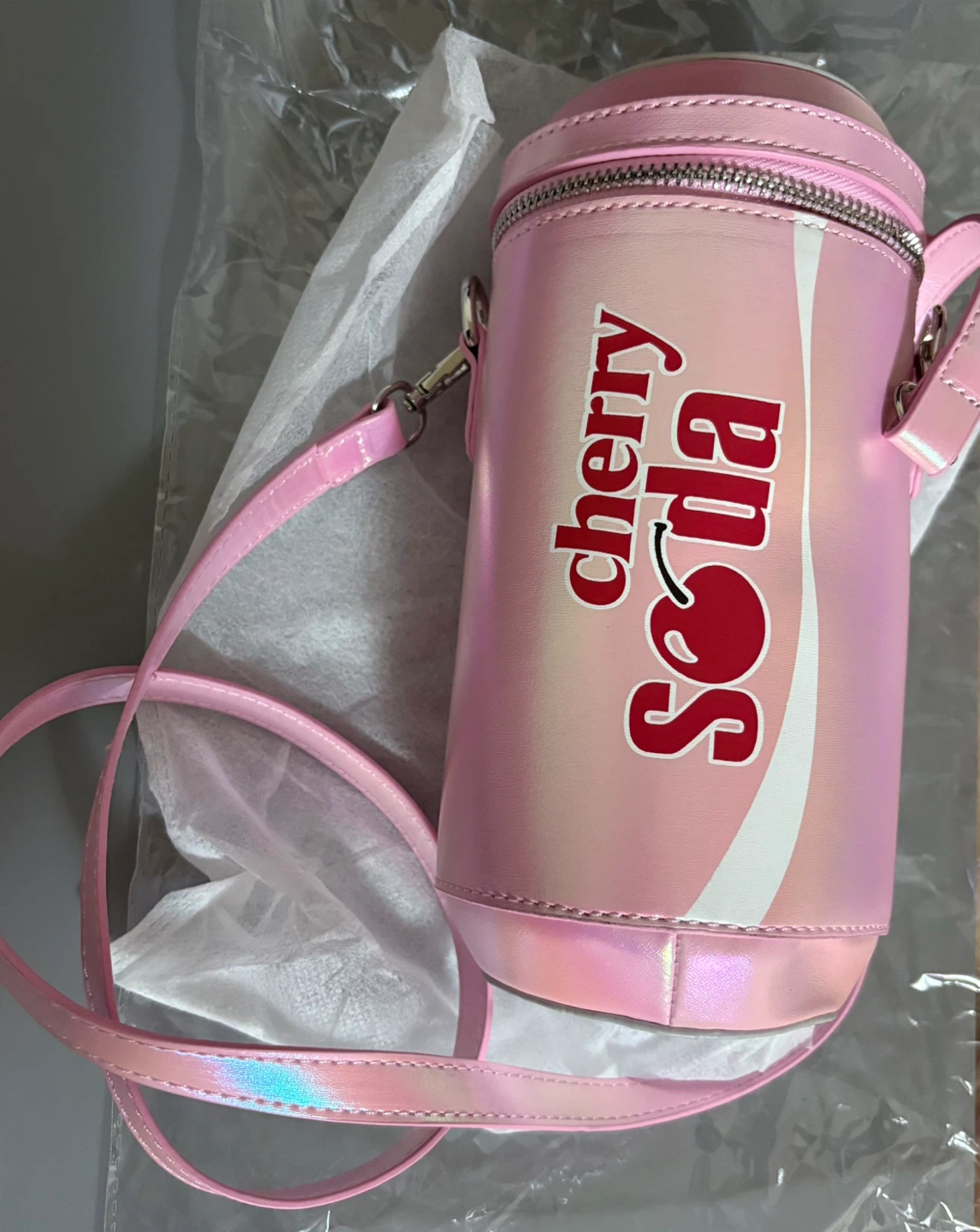 Kawaii Cherry Soda Pop Can Purse New - photo 2