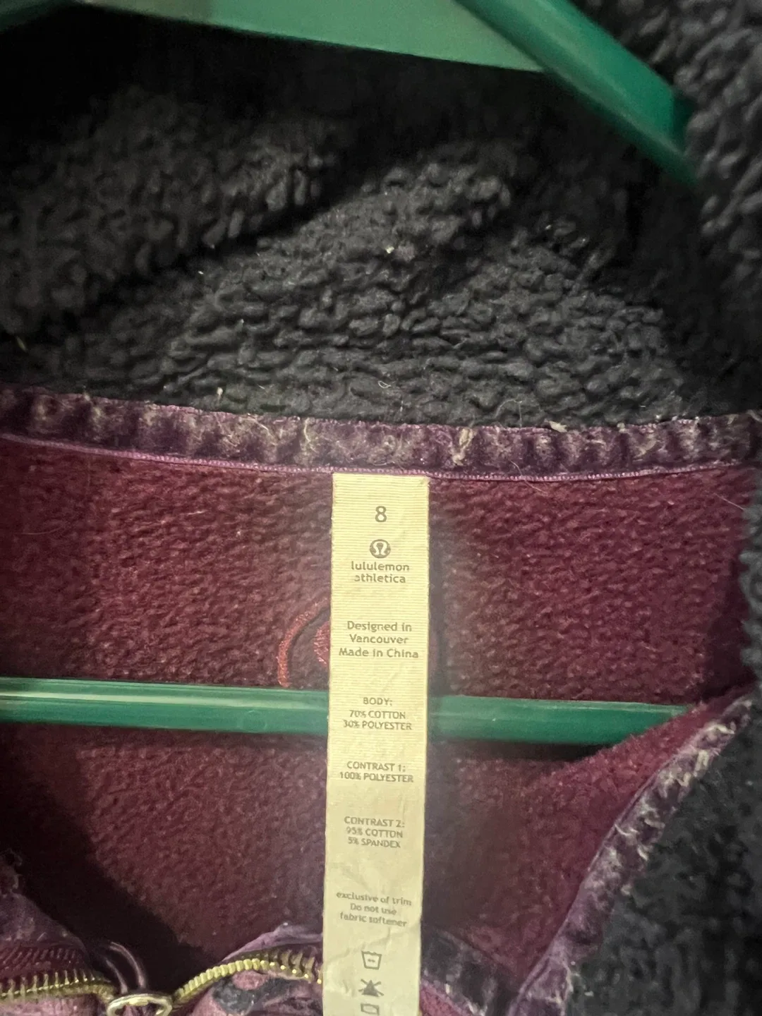 Lululemon Athletica Full Zip Hoodie - Size 8 image indicator(2)