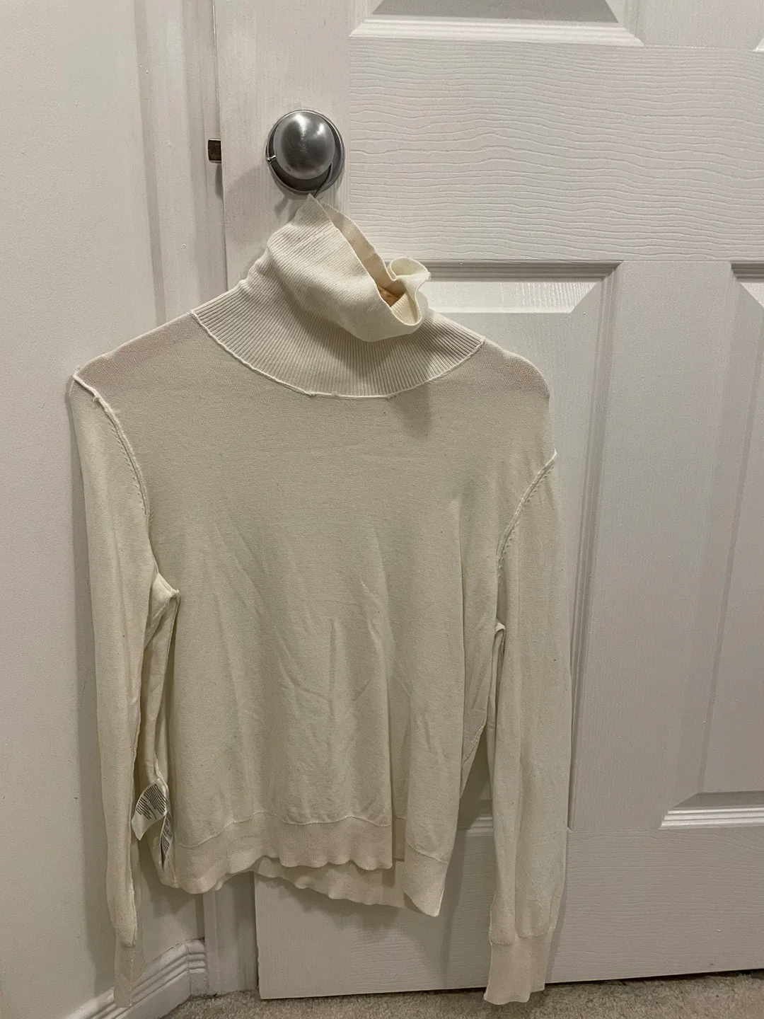 Off-White Turtleneck Sweater thumbnail