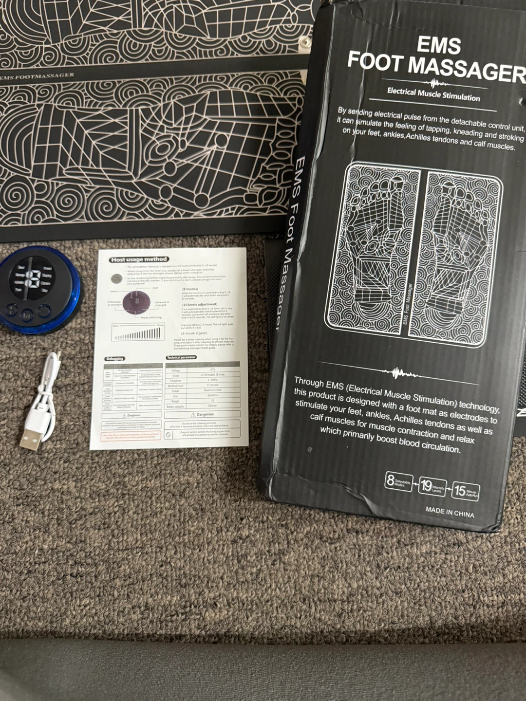 EMS Foot Massager - Electrical Muscle Stimulation - photo 2